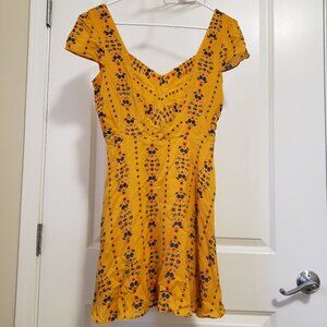 Urban Outfitters Finnigan Folk Print Dress